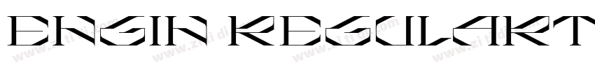 Engin Regularttf字体转换
